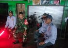 Personel Koramil 03/Wonosalam Kodim 0716/Demak Gelar Siskamling