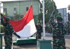 Pelihara Disiplin dan Jiwa Nasionalisme, Kodim 0716/Demak Gelar Upacara Pengibaran Bendera 